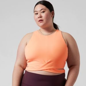 Athleta Conscious Crop Cut Out Bra D-DD